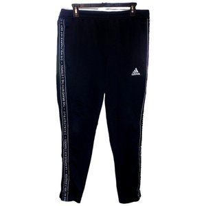 Adidas Jogger  Die Weltmarke Mit Den Streifen  Ankle Zip  pants Men’s Sz Med
